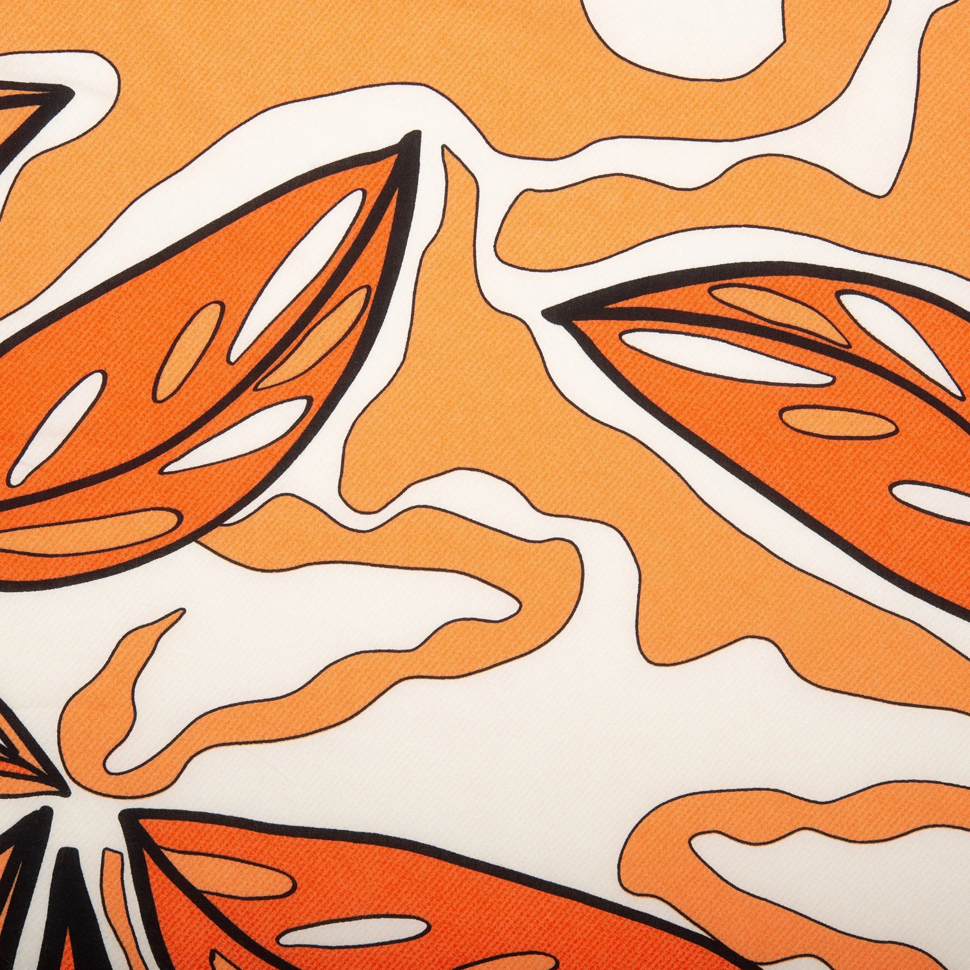 Printed rayon - AMANDA - Orange