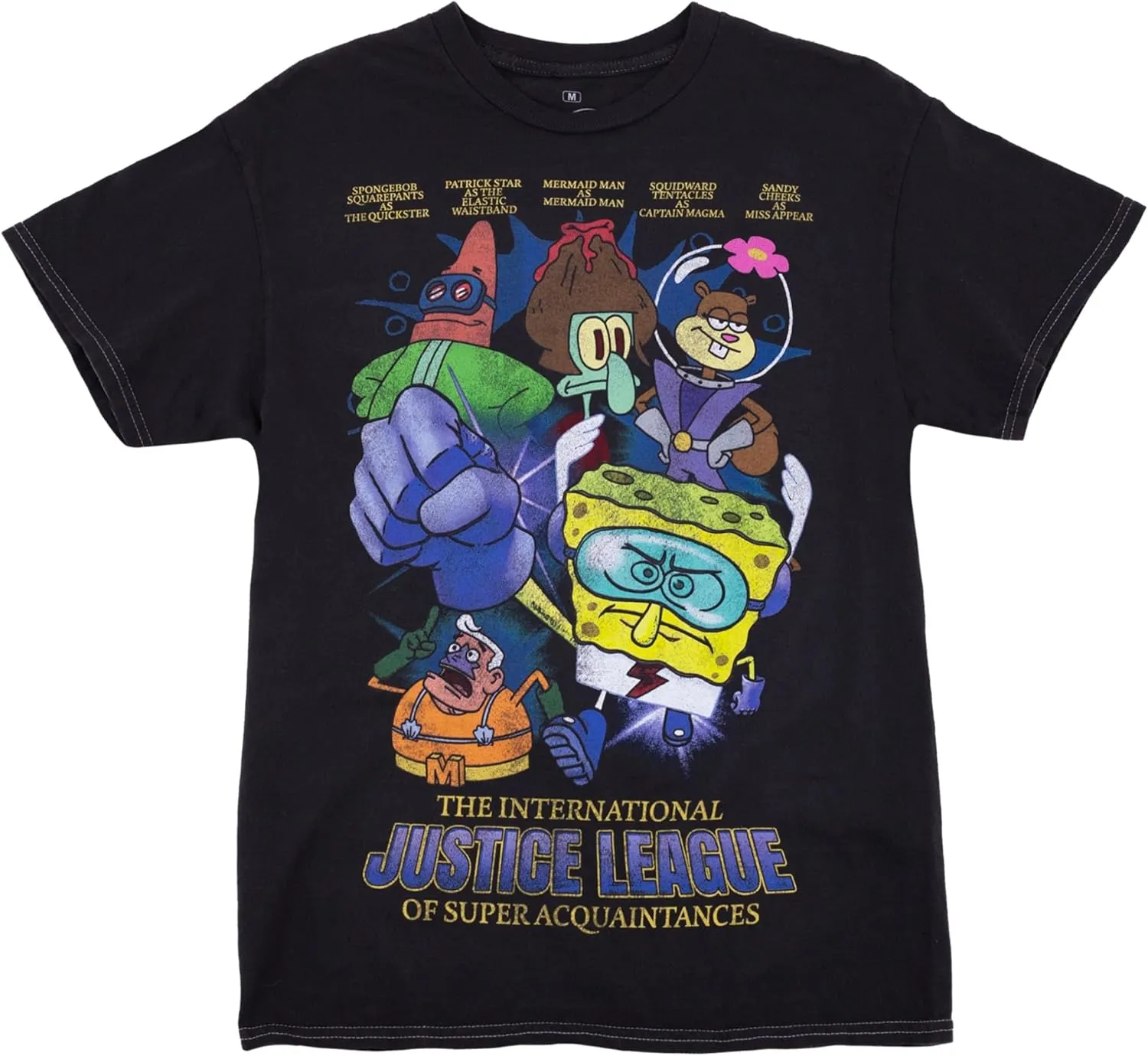 Ripple Junction Spongebob Squarepants Men's Graphic T-Shirt Officially Licensed