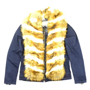RS 1NE DENIM JACKET WITH FUR - DF9908