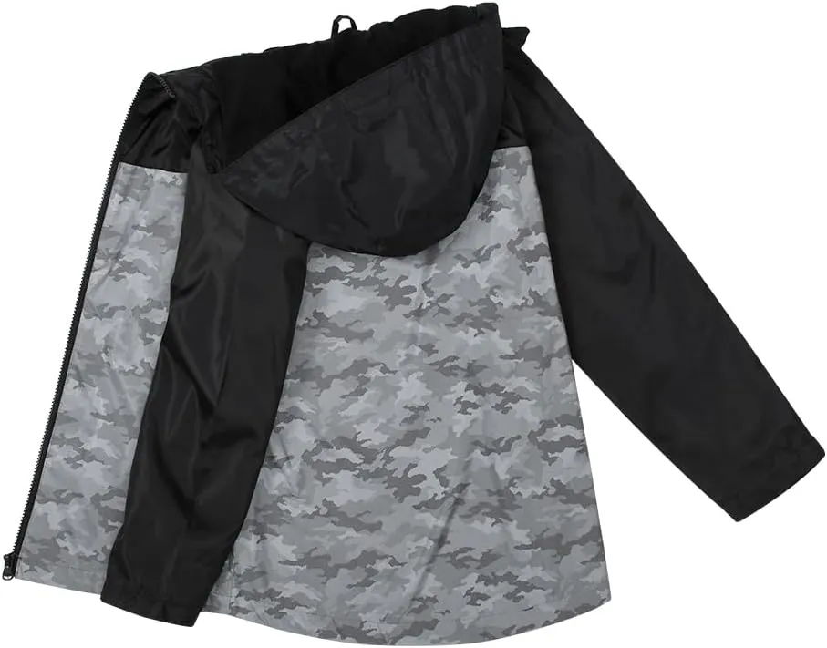SNOW DREAMS Boys Spring Fall Winter Jacket Boys' Outerwear Jackets & Coats Hooded Waterproof