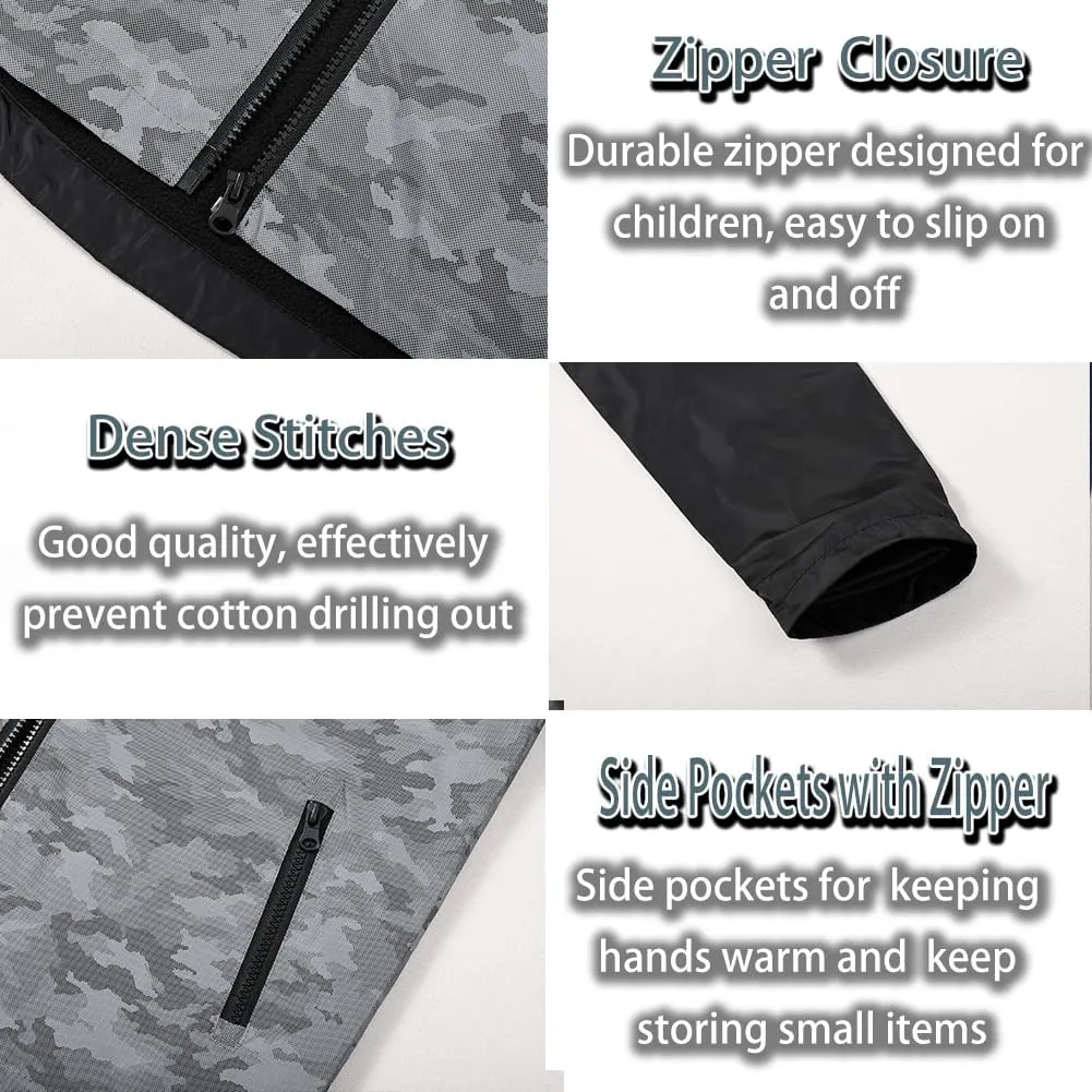 SNOW DREAMS Boys Spring Fall Winter Jacket Boys' Outerwear Jackets & Coats Hooded Waterproof