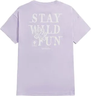 SOLY HUX Men's Graphic Letter Print Short Sleeve Tees Summer Casual Round Neck T Shirts Tops Lilac Purple Large