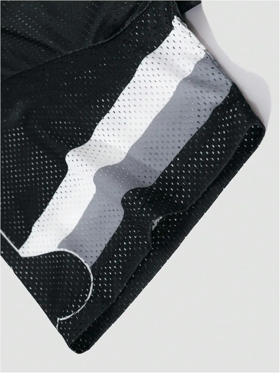 SOLY HUX Men's Y2k Jersey Shirts Mesh Letter Graphic Tees V Neck Short Sleeve T Shirt Loose Tops