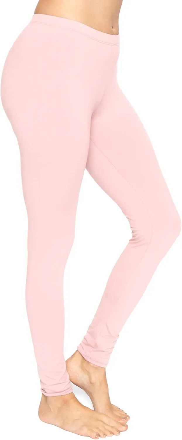 STRETCH IS COMFORT Women's Ultra Buttery Smooth Cotton Leggings | Small to 5X