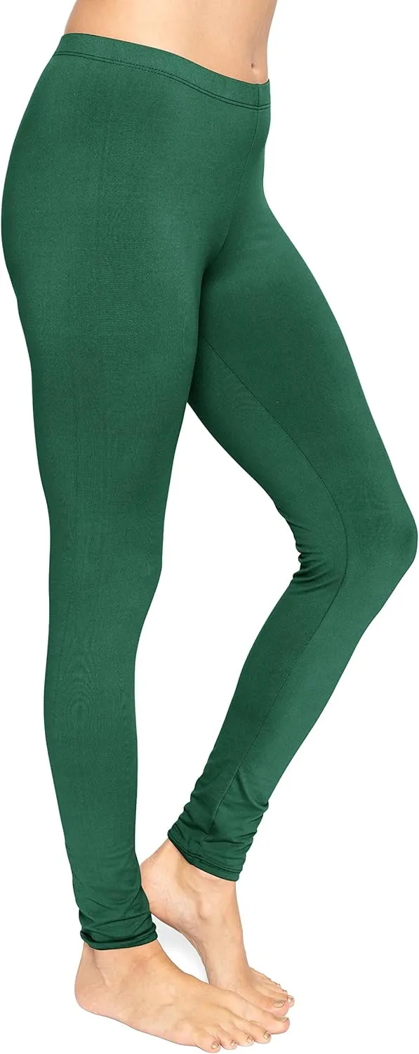 STRETCH IS COMFORT Women's Ultra Buttery Smooth Cotton Leggings | Small to 5X