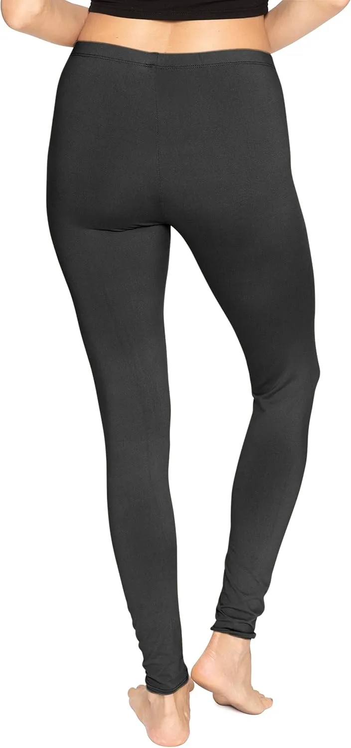 STRETCH IS COMFORT Women's Ultra Buttery Smooth Cotton Leggings | Small to 5X