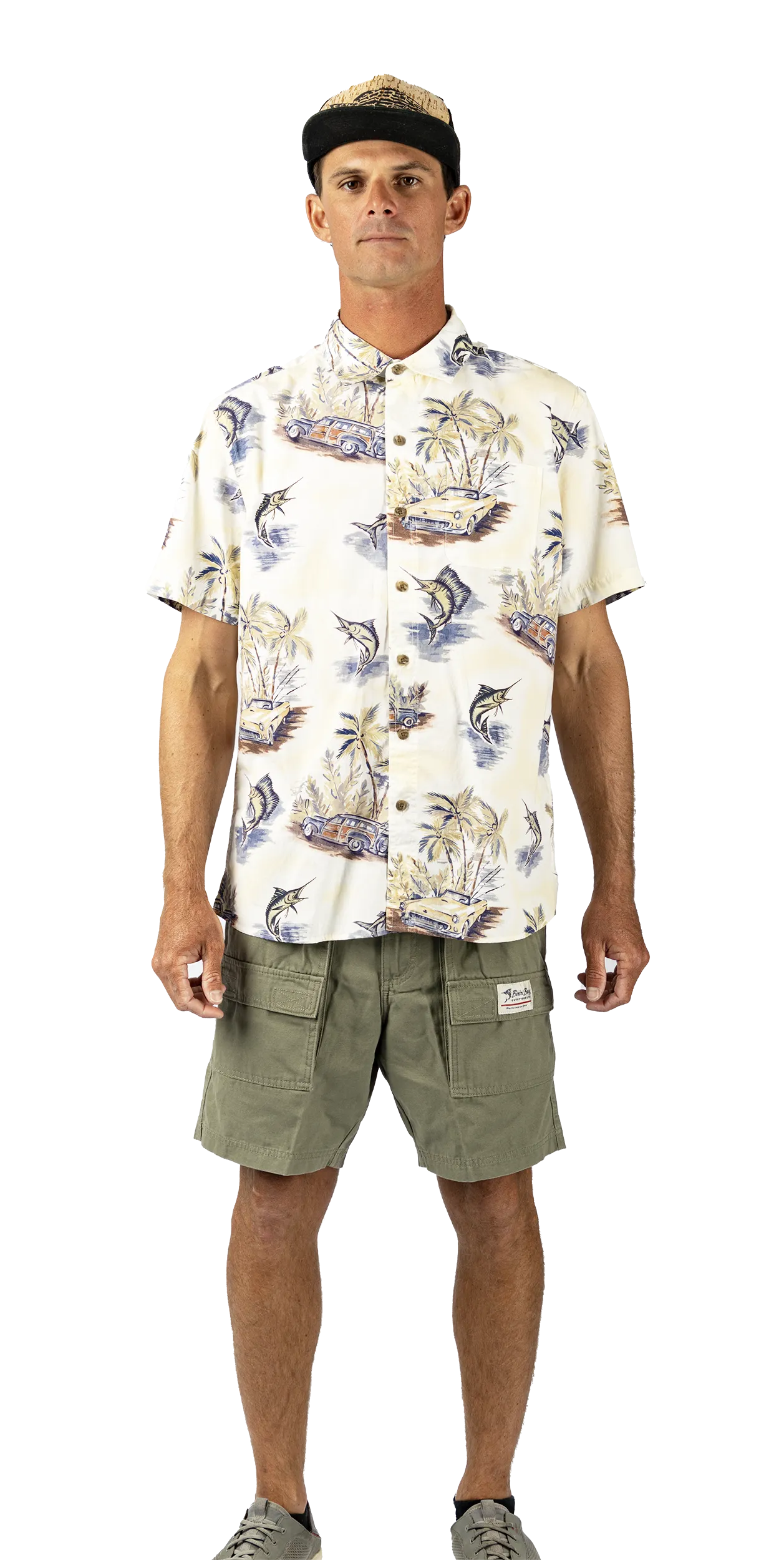 The Weekender Series Short Sleeve Button Up Shirt - Cruizin