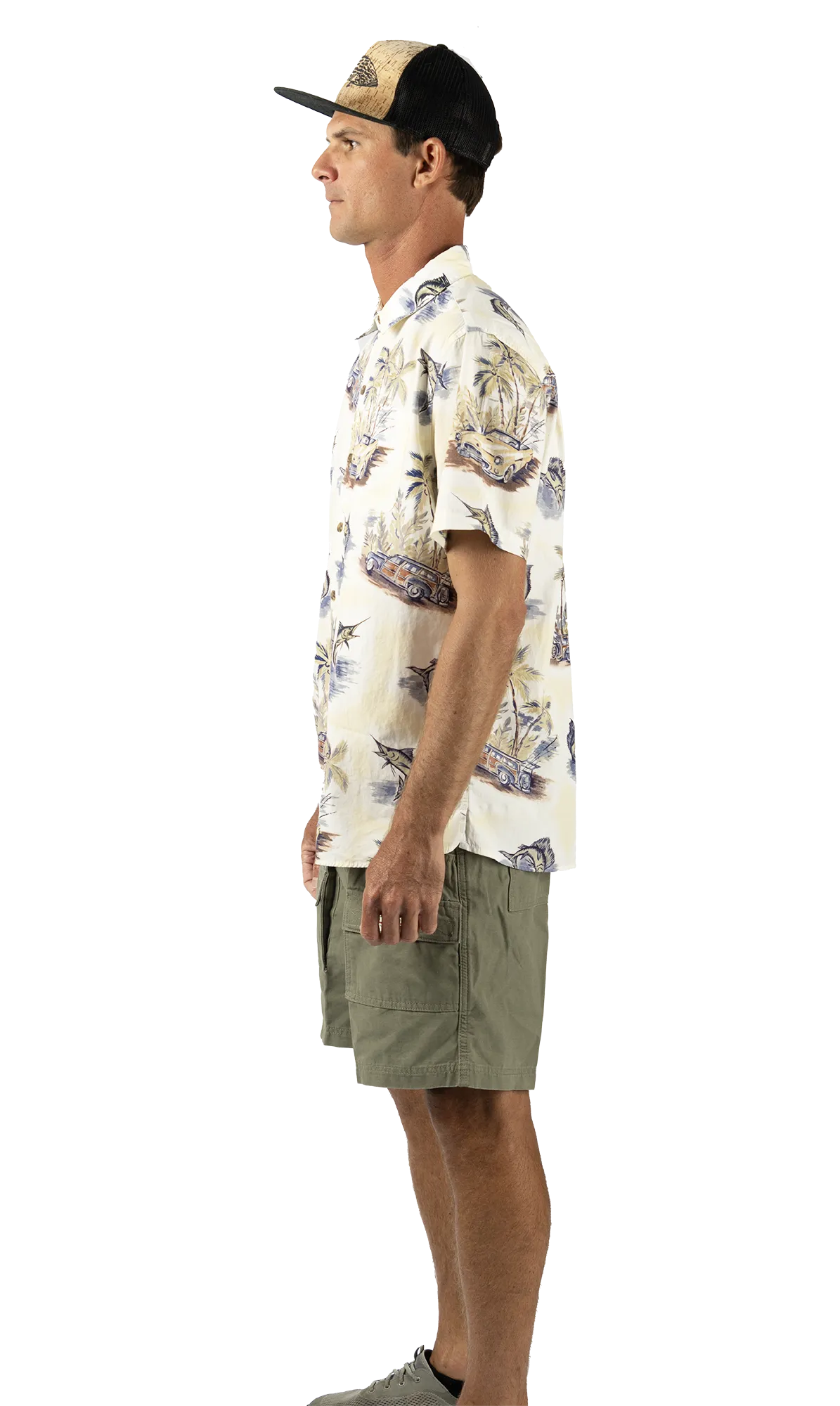 The Weekender Series Short Sleeve Button Up Shirt - Cruizin