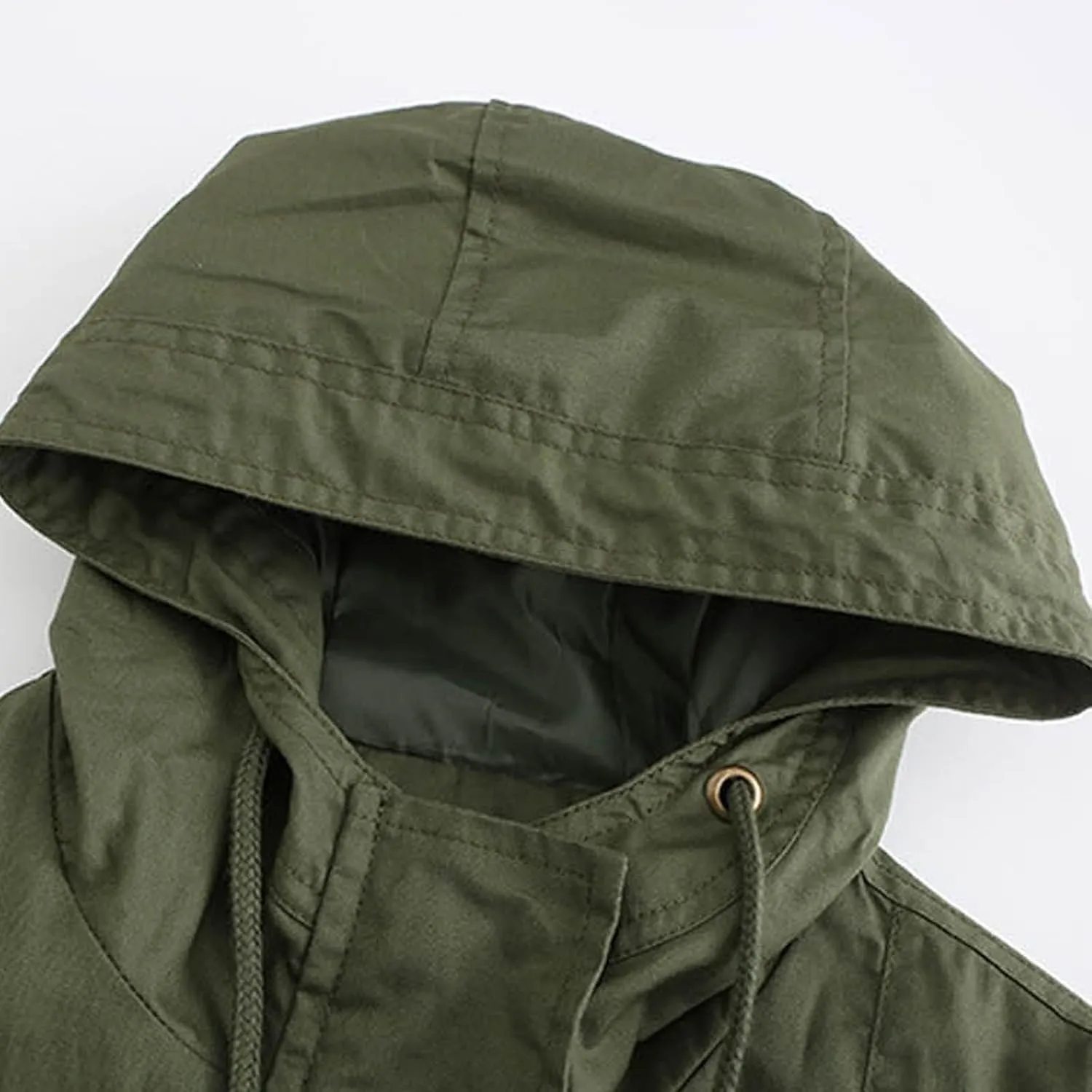 Trench Coats for Women Fall Fashion 2024 Lightweight Casual Coat Elegant Winter Drawstring Loose Windproof Jackets