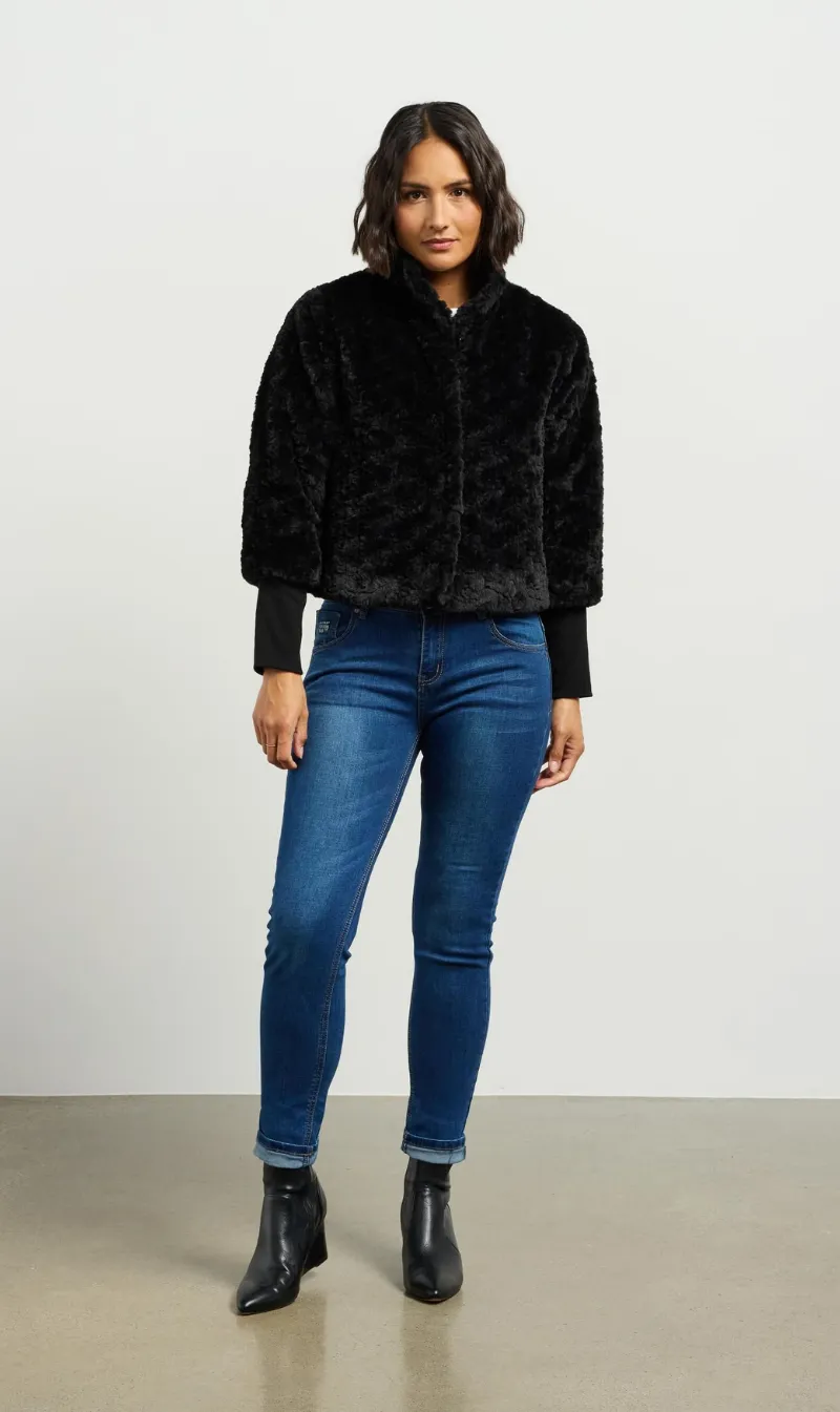 Vintage Fur Jacket | Black