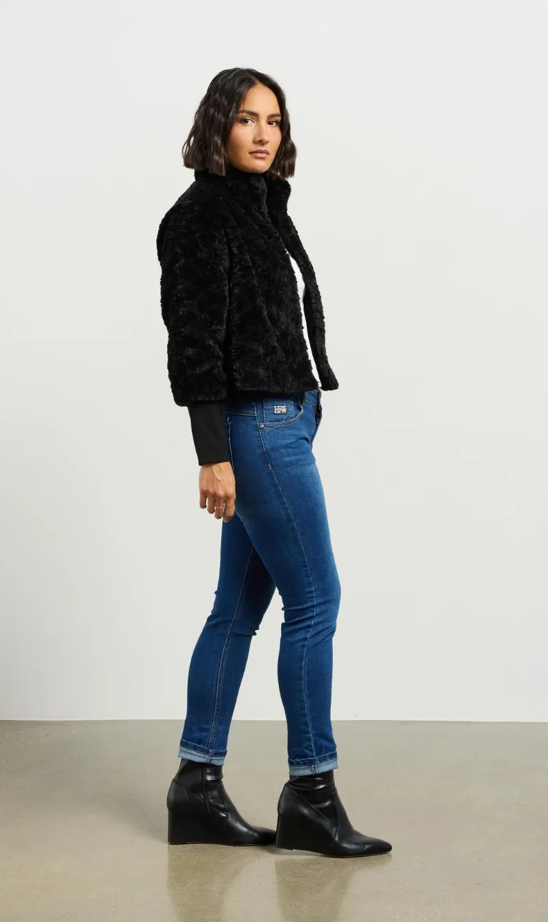 Vintage Fur Jacket | Black