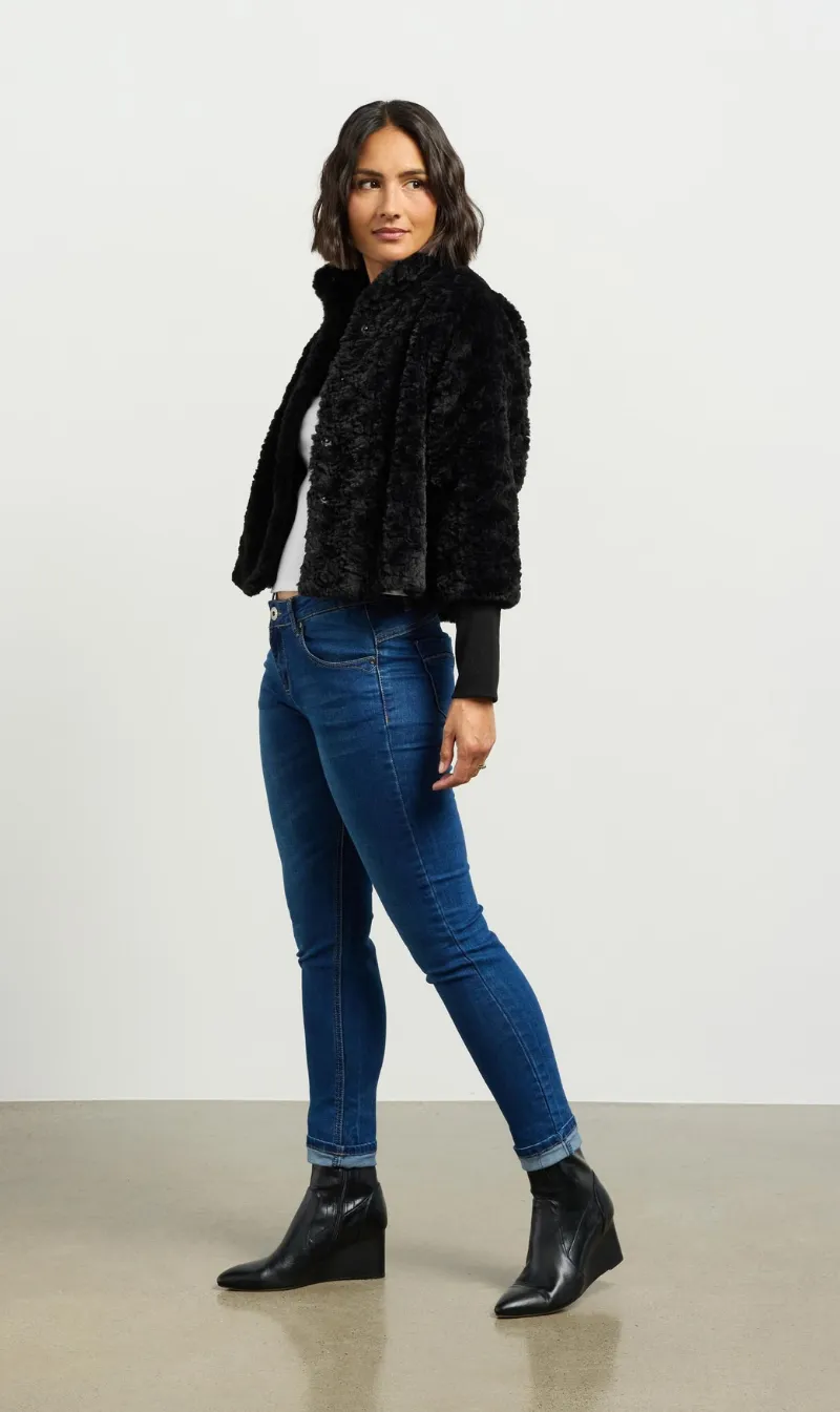 Vintage Fur Jacket | Black