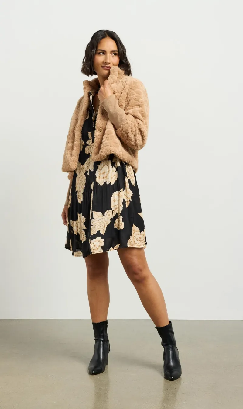 Vintage Fur Jacket | Honey