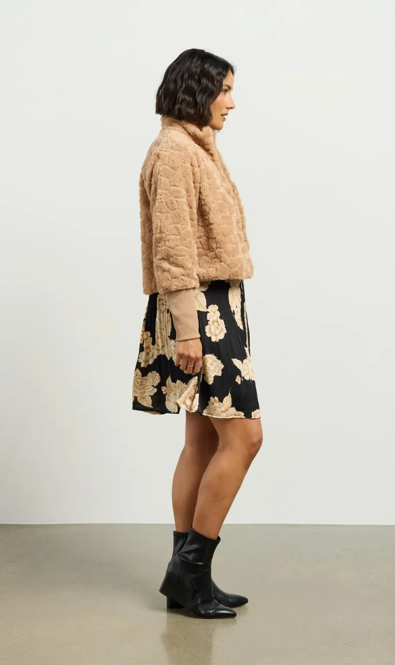 Vintage Fur Jacket | Honey