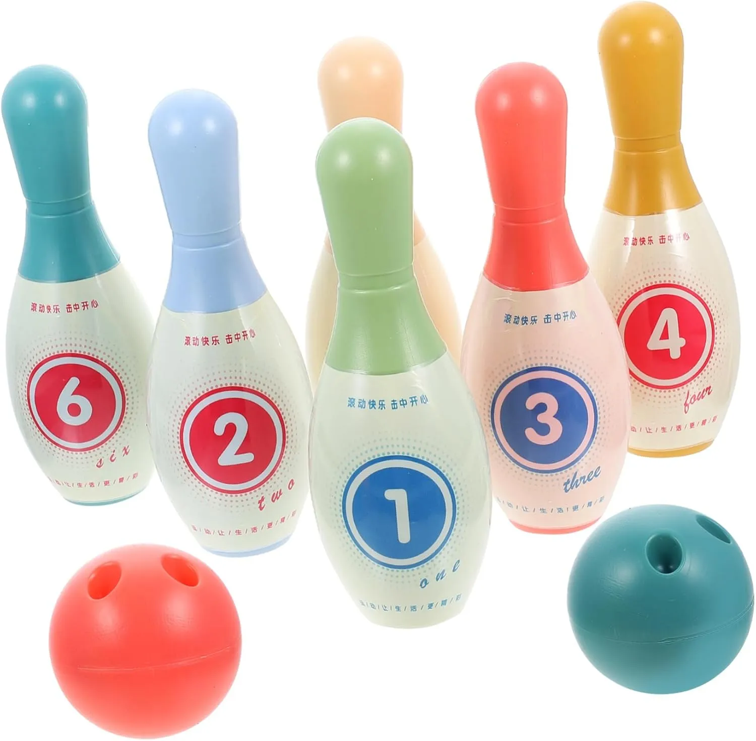 VOSAREA Indoor Bowling Set for Kids Sports Game Toys Math Education Game Smooth Surface Material