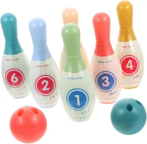 VOSAREA Indoor Bowling Set for Kids Sports Game Toys Math Education Game Smooth Surface Material