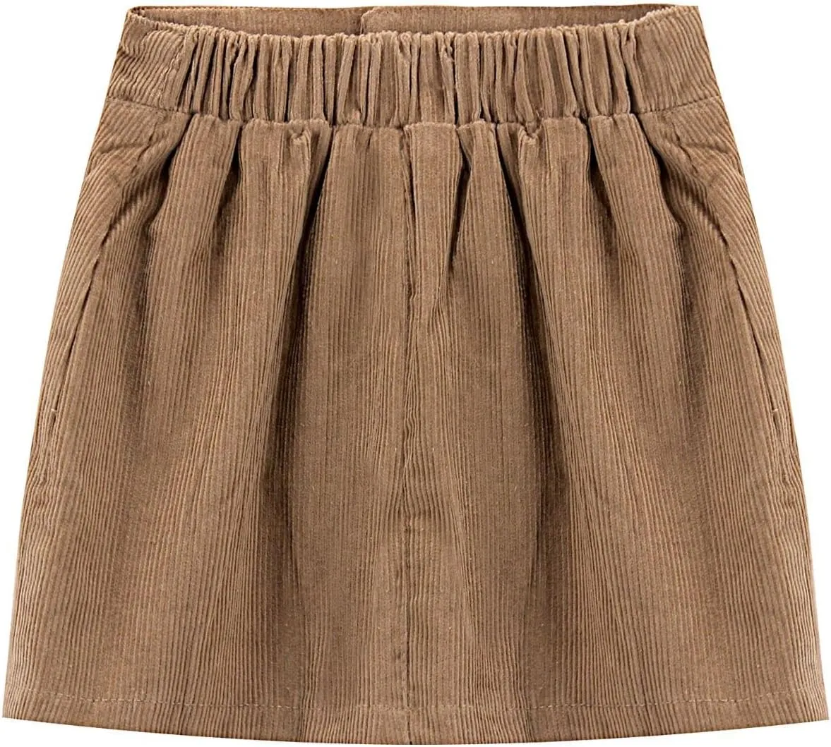 WELAKEN Girls and Toddler's Corduroy Short Mini Skirt