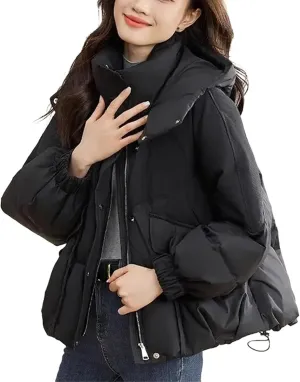 Winter Coat Parka Jacket Women Cotton Padded Loose Coats Thick Warm Overcoat Ladies Snow Short Jackets Outwear Female