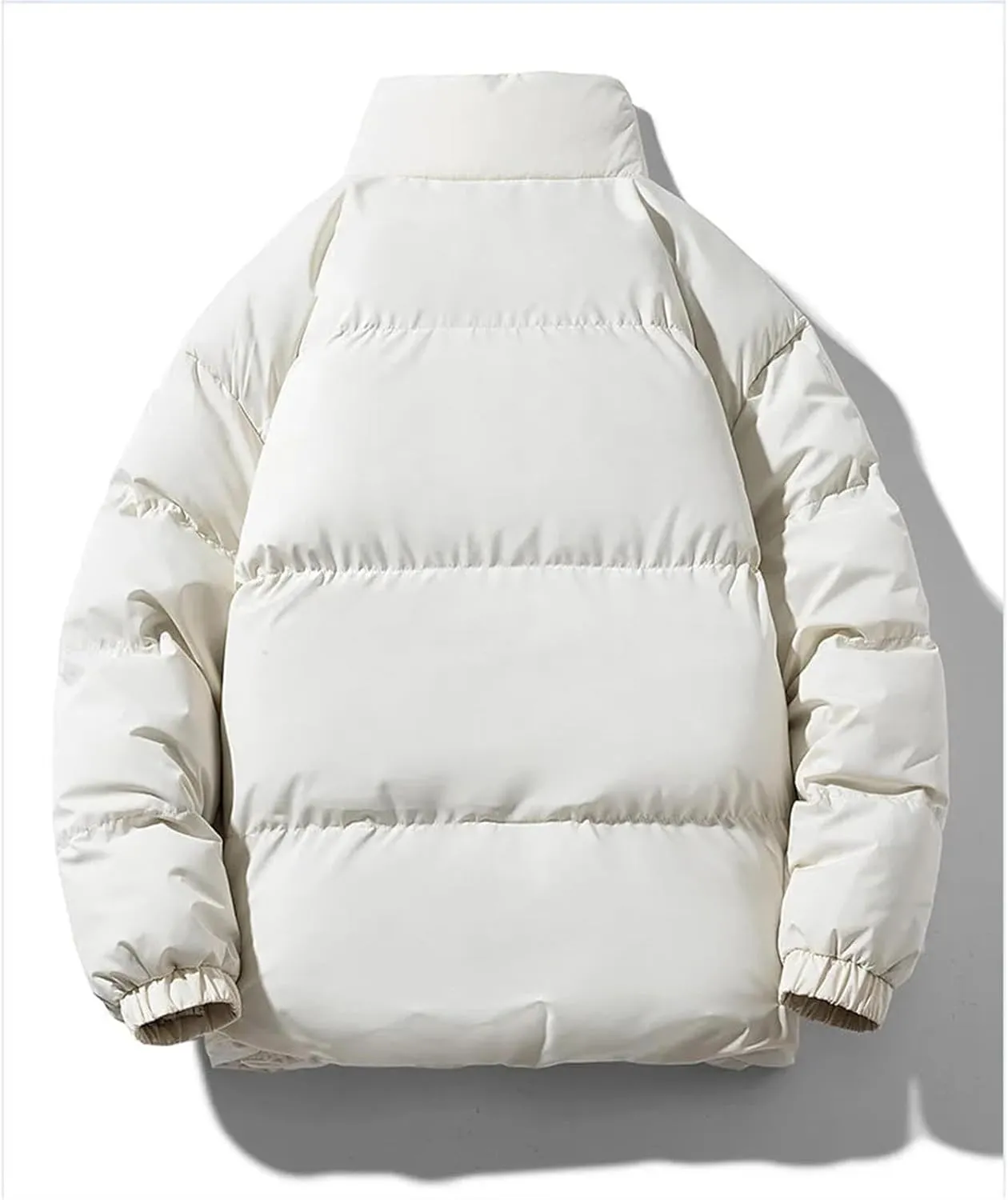 Winter Men Jacket Autumn Warm Fleece Thickened Cotton Padded Windproof Plus Size Jackets Stand Collar Casual Coat