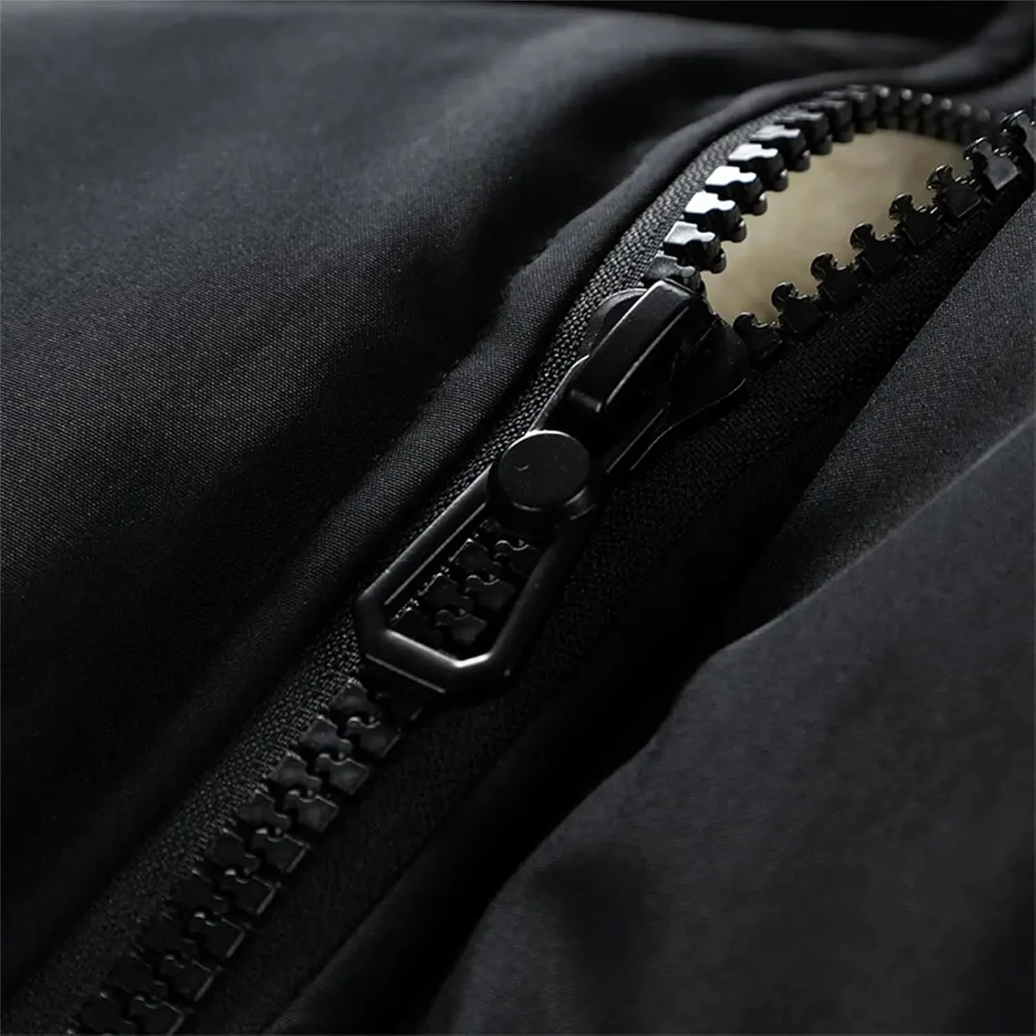 Winter Men Jacket Autumn Warm Fleece Thickened Cotton Padded Windproof Plus Size Jackets Stand Collar Casual Coat