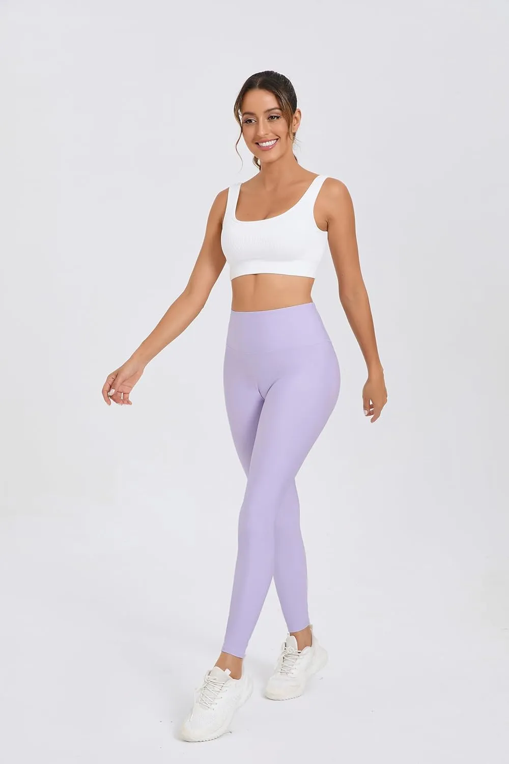 Women's Activewear Set  Ribbed & Smooth Leggings, V Cross & Fitness Shorts  Stylish, Versatile Workout Wear