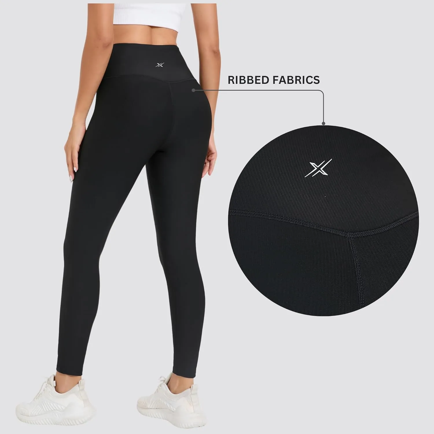 Women's Activewear Set  Ribbed & Smooth Leggings, V Cross & Fitness Shorts  Stylish, Versatile Workout Wear