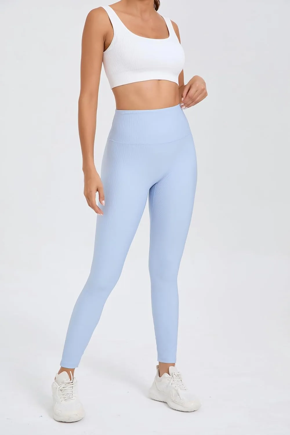 Women's Activewear Set  Ribbed & Smooth Leggings, V Cross & Fitness Shorts  Stylish, Versatile Workout Wear