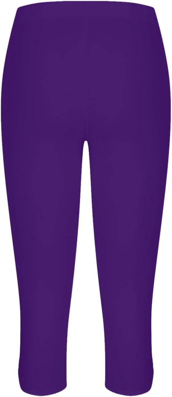Womens Keyhole Crop Trousers Stretch High Waist Yoga Capri Leggings Casual Comfort Capris Workout Sport Cropped Pant
