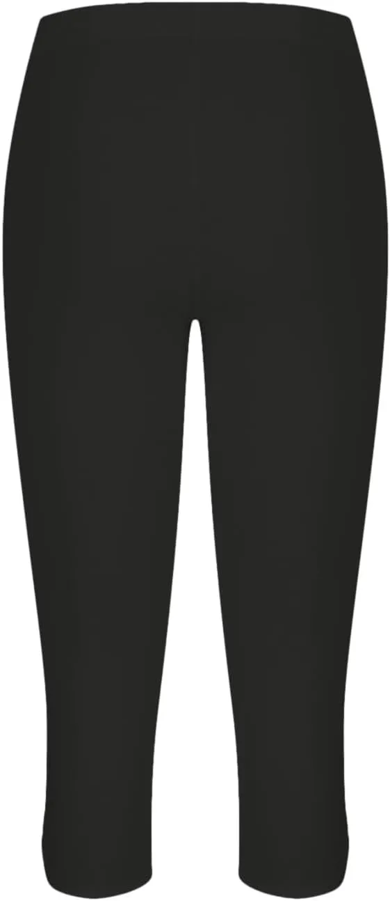 Womens Keyhole Crop Trousers Stretch High Waist Yoga Capri Leggings Casual Comfort Capris Workout Sport Cropped Pant