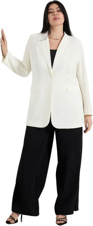 Women's Plus Size Smooth Classic Blazer