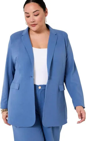 Women's Plus Size Smooth Classic Blazer