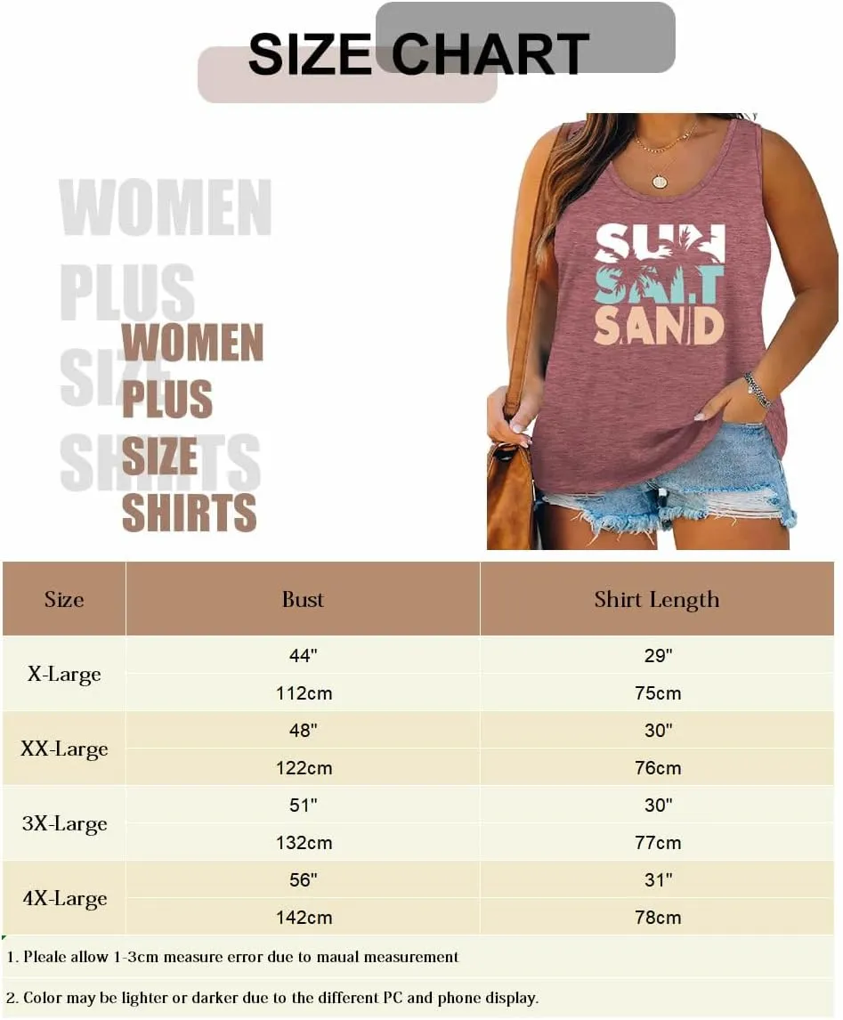 Women's Plus Size Summer Pineapple Sunglasses Tank Tops Hawaiian Graphic Printed Tees Sleeveless Vacation T Shirt Blouse Top